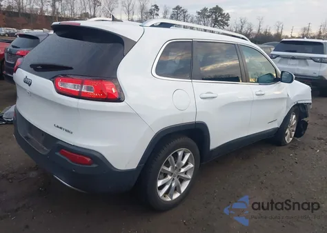 2015 Jeep Cherokee Limited z USA, uszkodzony, nr VIN 1C4PJLDBXFW722011